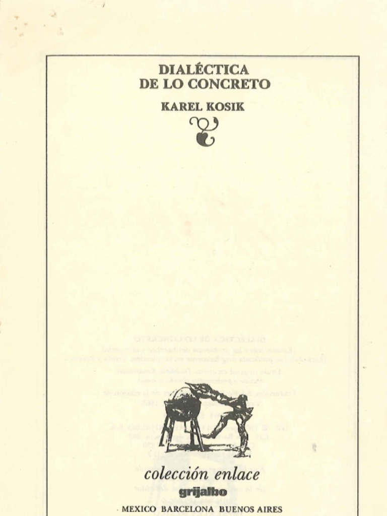 kosik dialectica de lo concreto